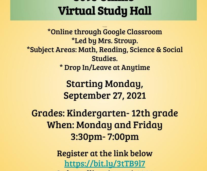 509J Online Virtual Study Hall