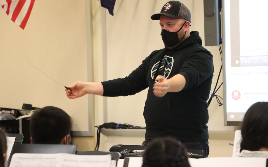 Madras High School band director preps for winter concert and Pasadena Rose Parade